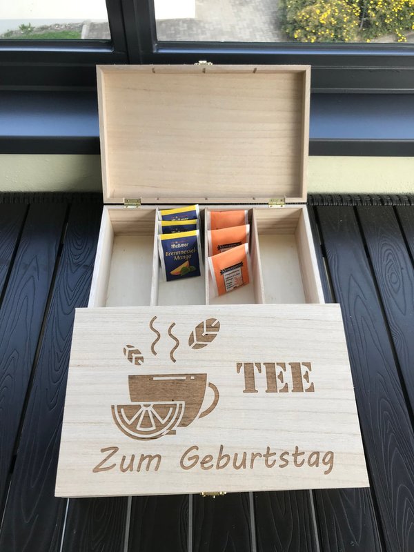 Holz-Teebox